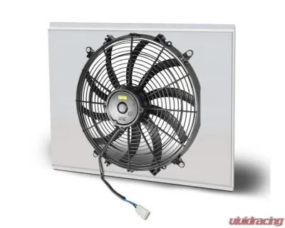 AFCO Aluminum Shroud Only Single Polish Shroud Chevrolet Nova BB | SB 1968-1974 - 80289-F-SP-N