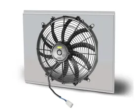 AFCO Aluminum Shroud Only Single Satin Shroud Chevrolet Nova BB | SB 1968-1974