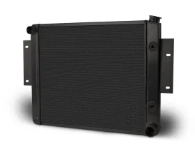 AFCO Aluminum Black Radiator Crossflow Pontiac GTO 1964-1967