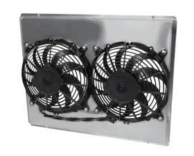 AFCO Aluminum Shroud Only Dual Satin Shroud Pontiac GTO 1964-1967