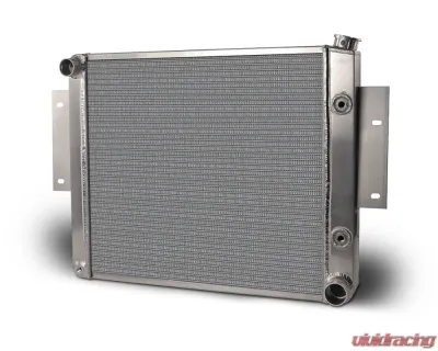 AFCO Aluminum Satin Radiator Crossflow Pontiac GTO 1964-1967 - 80298-S-NA-N