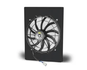 AFCO Aluminum Shroud Only Single Black Shroud Ford 1932