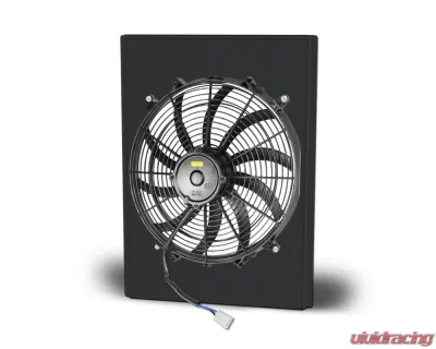 AFCO Aluminum Shroud Only Single Black Shroud Ford 1932 - 81145-F-SB-N