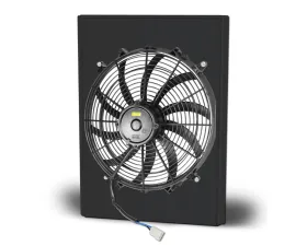 AFCO Aluminum Shroud Only Single Black Shroud Ford 1933-1934