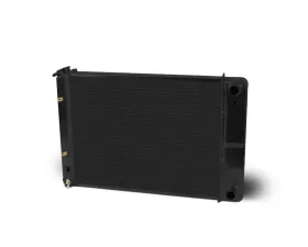 AFCO Aluminum Black Radiator Double Pass Chevrolet Truck & Blazer w/ LSX Motor 1973-1987