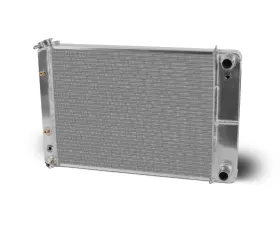 AFCO Aluminum Satin Radiator Double Pass Chevrolet Truck & Blazer w/ LSX Motor 1973-1987