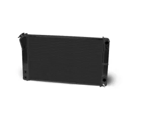 AFCO Aluminum Black Radiator Double Pass Crossflow GM A Body Cars w/ LSX 1968-1977