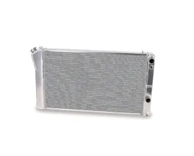 AFCO Aluminum Satin Radiator Double Pass Crossflow Chevrolet Camaro w/ LSX 1970-1981