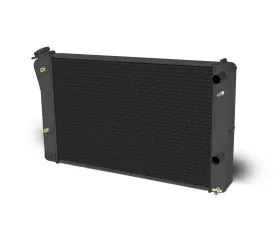 AFCO Aluminum Black Radiator Double Pass Chevrolet Camaro w/ LSX 1982-1992