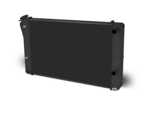 AFCO Aluminum Black Radiator Double Pass Pontiac Lemans 1978-1981 | Chevrolet Monte Carlo 1978-1987