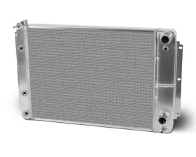 AFCO Aluminum Satin Radiator Swap Double Pass Crossflow Chevrolet Nova w/ LSX 1962-1967