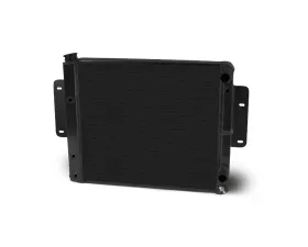 AFCO Aluminum Black Radiator Double Pass Crossflow Pontiac GTO w/ LSX 1964-1967
