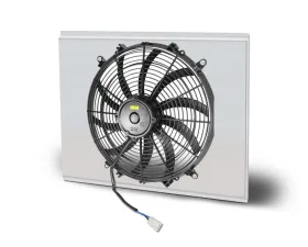 AFCO Aluminum Shroud Only Single Polish Shroud Double Pass Pontiac GTO w/ LSX 1964-1967