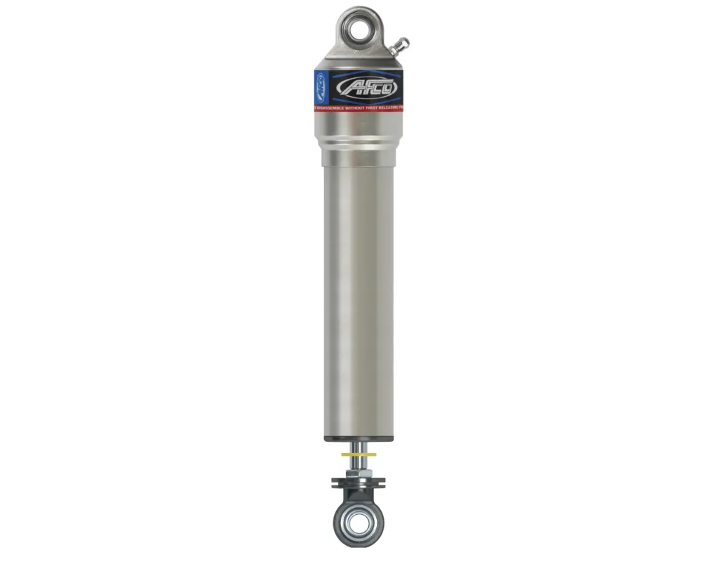 AFCO 85 Series 1/2" 12.7mm Shaft Base Valve w/Schrader Valve Steel Monotube Shock 9" Stroke Comp 6/Reb 4 - 85-9-6-4