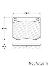 Centric Original Equipment Formula Brake Pads 100.00020                                     - 100.00020 - Image 2