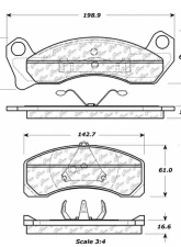Centric Original Equipment Formula Brake Pads 100.04830                                     - 100.04830 - Image 3