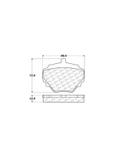 Centric Original Equipment Formula Brake Pads with Hardware 100.05181                                     - 100.05181 - Image 3