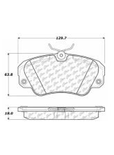 Centric Original Equipment Formula Brake Pads with Hardware 100.07200                                     - 100.07200 - Image 3