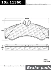 Centric Original Equipment Formula Brake Pads 100.11360                                     - 100.11360 - Image 3