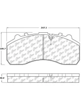 Centric Original Equipment Formula Brake Pads 100.12030                                     - 100.12030 - Image 3
