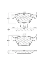 Centric Original Equipment Formula Brake Pads 100.14070                                     - 100.14070 - Image 2