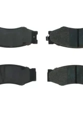 Centric C-Tek Semi-Metallic Brake Pads with Shims 102.02660                                     - 102.02660 - Image 6