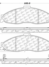 Centric C-Tek Semi-Metallic Brake Pads with Shims 102.07490                                     - 102.07490 - Image 3