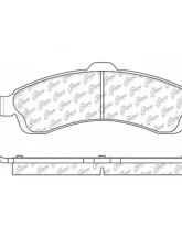 Centric C-Tek Semi-Metallic Brake Pads with Shims 102.08820                                     - 102.08820 - Image 3