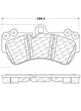 Centric C-Tek Semi-Metallic Brake Pads with Shims 102.10070                                     - 102.10070 - Image 3