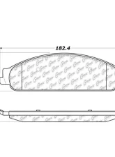 Centric C-Tek Semi-Metallic Brake Pads with Shims 102.10700                                     - 102.10700 - Image 3