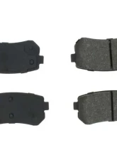 Centric C-Tek Semi-Metallic Brake Pads with Shims 102.11570                                     - 102.11570 - Image 6