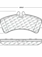 Centric C-Tek Semi-Metallic Brake Pads with Shims 102.13180                                     - 102.13180 - Image 3