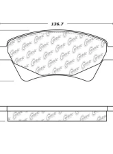 Centric C-Tek Semi-Metallic Brake Pads with Shims 102.14950                                     - 102.14950 - Image 3