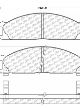 Centric C-Tek Ceramic Brake Pads with Shims 103.03330                                     - 103.03330 - Image 3