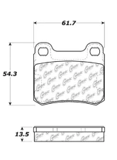 Centric C-Tek Ceramic Brake Pads with Shims 103.03350                                     - 103.03350 - Image 3