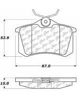 Centric C-Tek Ceramic Brake Pads with Shims 103.03400                                     - 103.03400 - Image 3