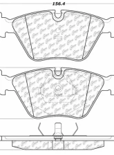 Centric C-Tek Ceramic Brake Pads with Shims 103.03941                                     - 103.03941 - Image 3