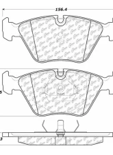 Centric C-Tek Ceramic Brake Pads with Shims 103.03941                                     - 103.03941 - Image 3