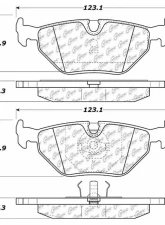 Centric C-Tek Ceramic Brake Pads with Shims 103.03960                                     - 103.03960 - Image 3