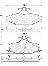 Centric C-Tek Ceramic Brake Pads with Shims 103.04130                                     - 103.04130 - Image 3