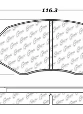 Centric C-Tek Ceramic Brake Pads with Shims 103.04330                                     - 103.04330 - Image 3