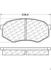 Centric C-Tek Ceramic Brake Pads with Shims 103.04330                                     - 103.04330 - Image 3
