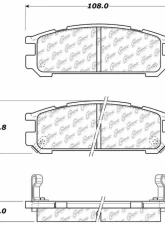 Centric C-Tek Ceramic Brake Pads with Shims 103.04710                                     - 103.04710 - Image 3