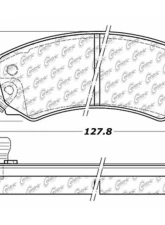 Centric C-Tek Ceramic Brake Pads with Shims 103.05070                                     - 103.05070 - Image 3
