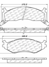 Centric C-Tek Ceramic Brake Pads with Shims 103.05240                                     - 103.05240 - Image 3