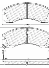 Centric C-Tek Ceramic Brake Pads with Shims 103.05300                                     - 103.05300 - Image 3