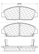Centric C-Tek Ceramic Brake Pads with Shims 103.05680                                     - 103.05680 - Image 3