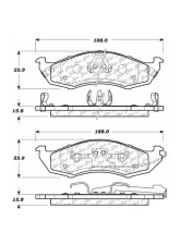 Centric C-Tek Ceramic Brake Pads with Shims 103.05760                                     - 103.05760 - Image 2