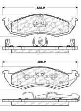 Centric C-Tek Ceramic Brake Pads with Shims 103.05760                                     - 103.05760 - Image 3