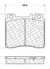 Centric C-Tek Ceramic Brake Pads with Shims 103.05770                                     - 103.05770 - Image 3